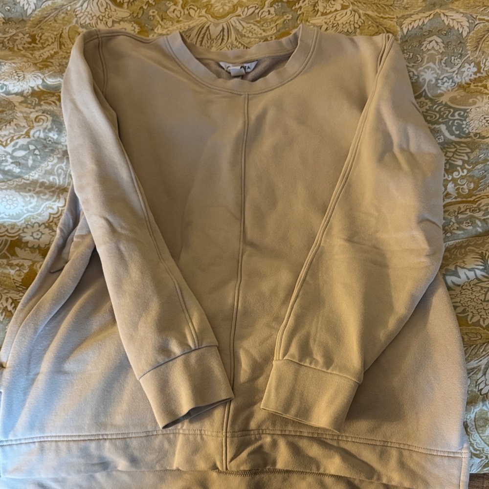 Athleta Light Beige Sweatshirt